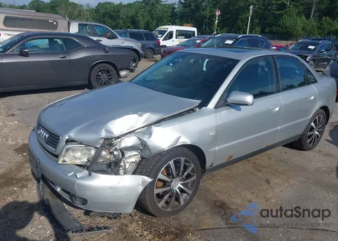 2001 Audi A4 1.8 T from USA, damaged, VIN WAUDC68D21A150395